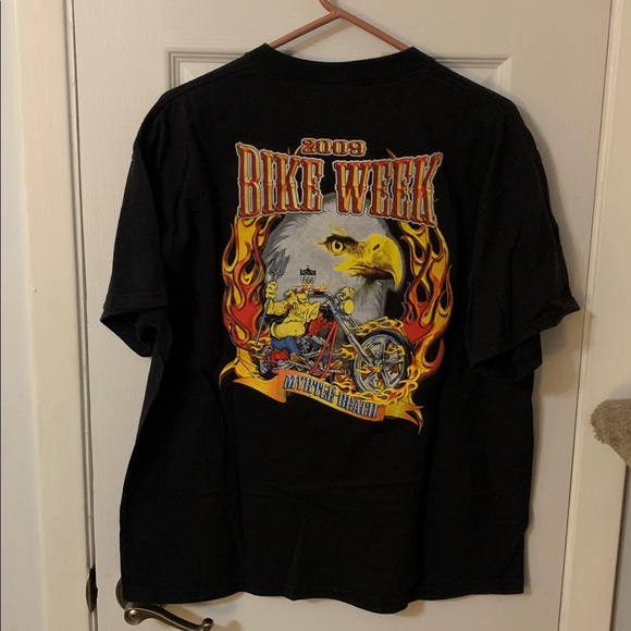 Vintage unisex sz l Bike Week tshirt - Picture 7 of 7